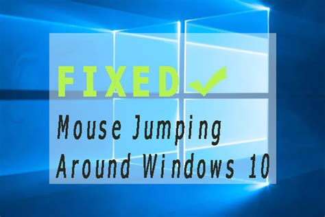 what causes a jumpy computer mouse