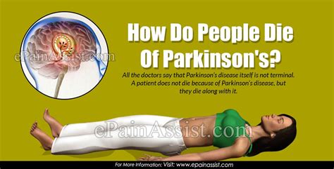 what causes death with parkinson's disease