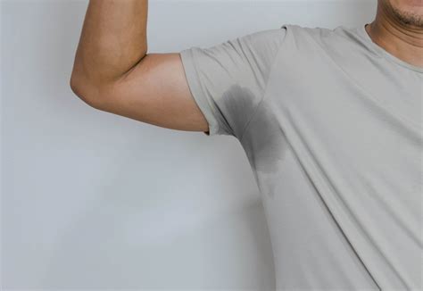 what causes grey underarm stains