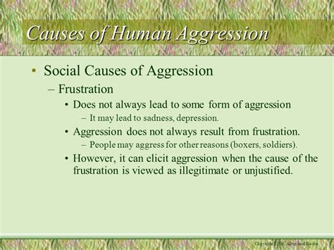 What Causes Lead Aggression
