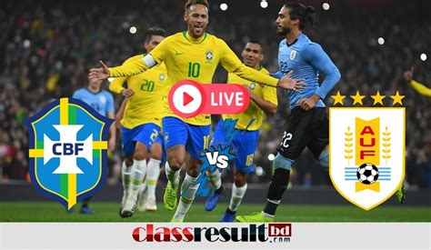 what channel is brazil vs uruguay today