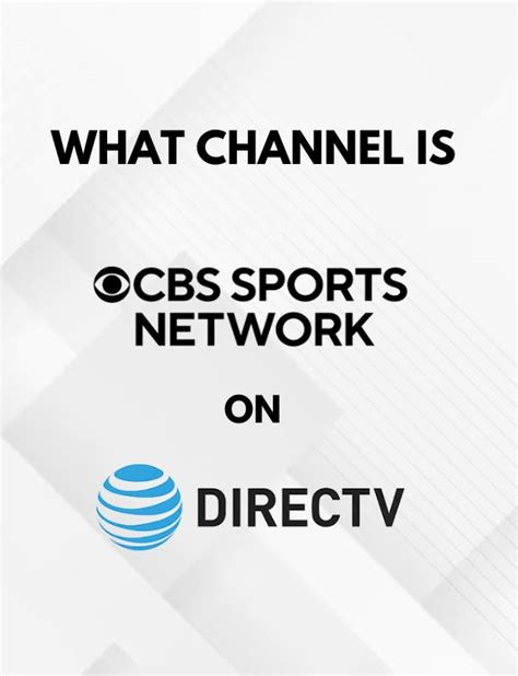 what channel is cbs on directv tn
