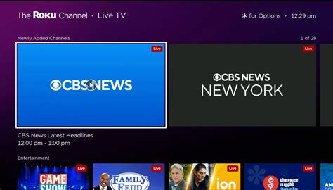 what channel is cbs on roku free