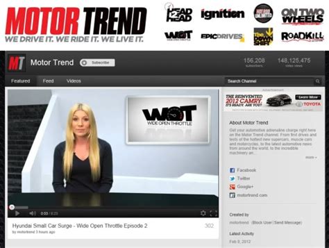 what channel is motor trend on cox