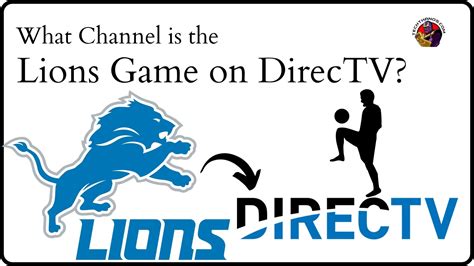 what channel is the lions game on