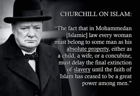 what churchill said about islam