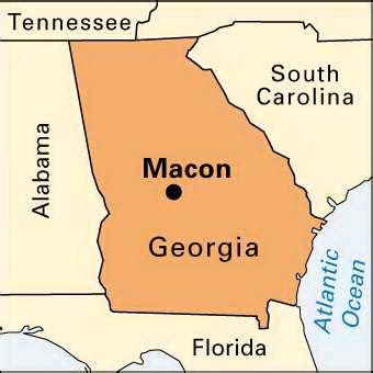 what cities are near macon ga