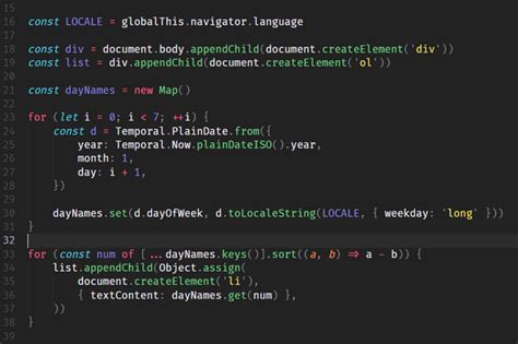 what code does javascript use