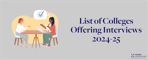 Colleges Where Interviews are Required or Strongly