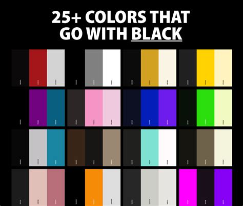 What Color Go With Black