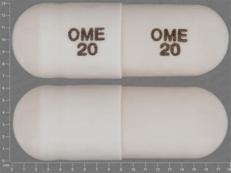what color is a 20 mg omeprazole pill