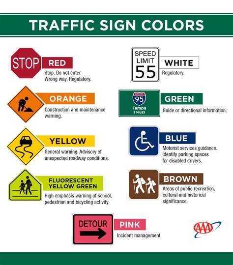 what color is a warning sign