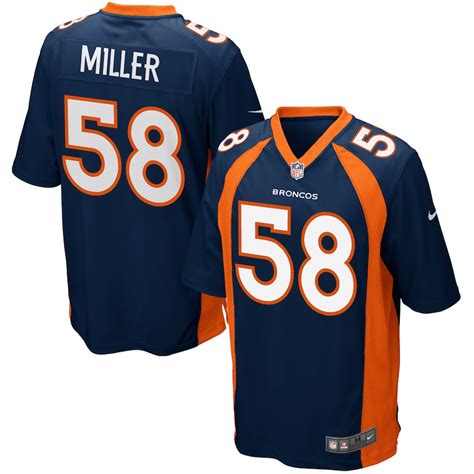 what color is denver broncos home jersey