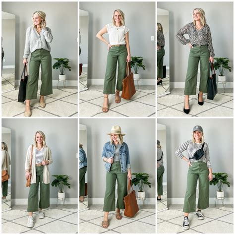 what color pants do i wear with a green shirt