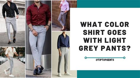 what colors go good with a grey shirt