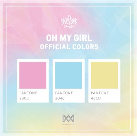 what colors represent ive kpop