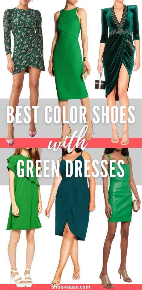 what colour goes with green outfit