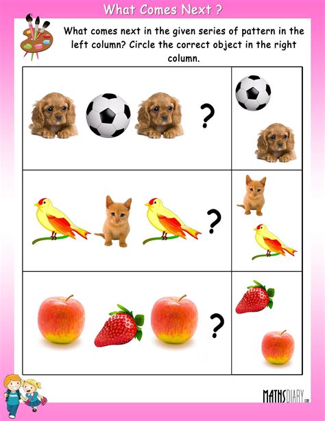 what comes next pattern in maths