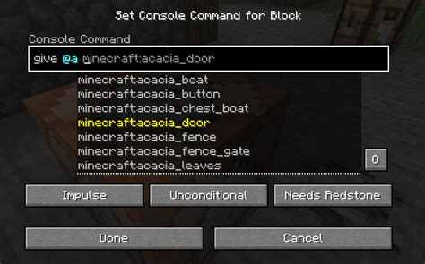 What Command In Minecraft Gives You Items