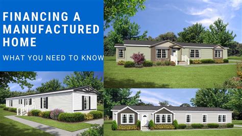 what companies finance manufactured homes