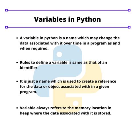 what components define a variable in python programming