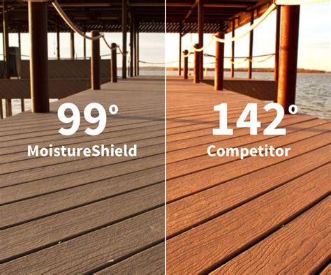 what composite decking stays cool