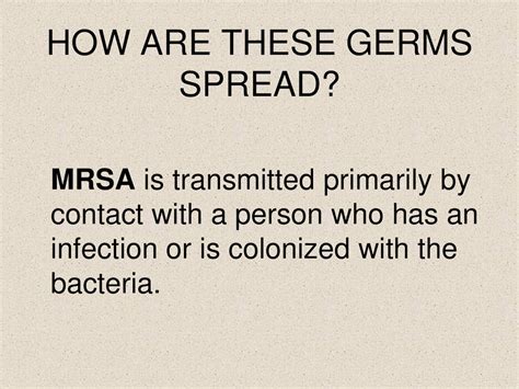 What Contaminated Objects Can Also Spread Mrsa