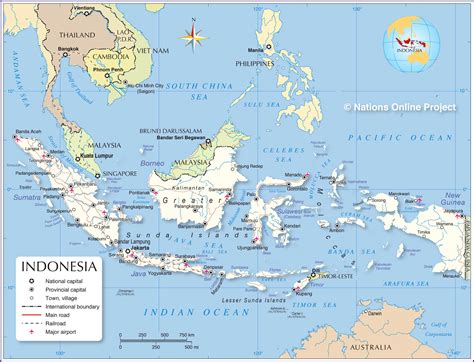 what countries are in indonesia