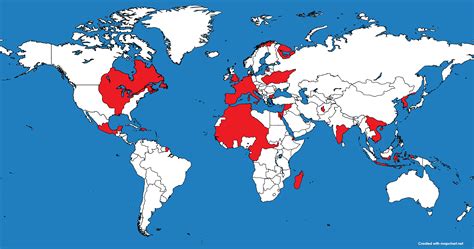 What Countries Does France Control