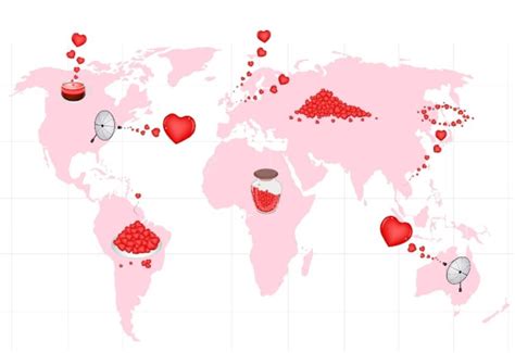 Countries That Do Not Celebrate Valentine’s Day MapUniversal