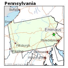 what county is emmaus pa adjacent to