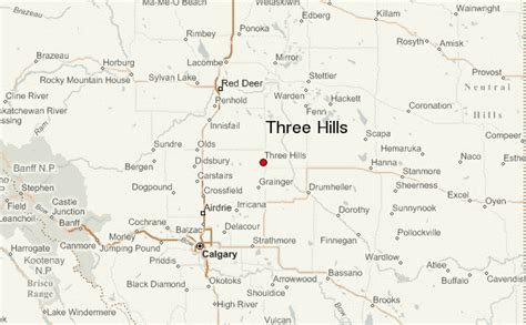 what county is three hills in