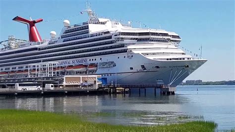 Huge cruise ship in Charleston SC Carnival cruise ships, Coastal