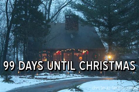 what date is 99 days till christmas
