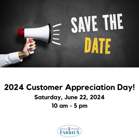 what day is customer appreciation day in 2024