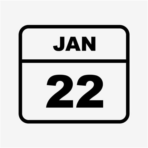 what day is january 22nd