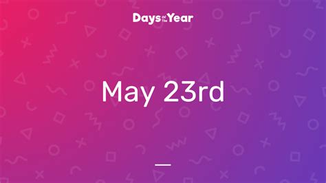 what day is may 23rd 2024