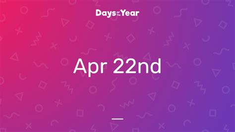 what day of the week is april 22nd 2023