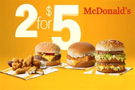 what deals does mcdonald's have right now