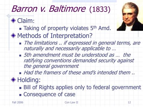 what did barron v baltimore establish