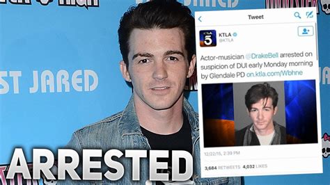 what did drake bell get arrested for