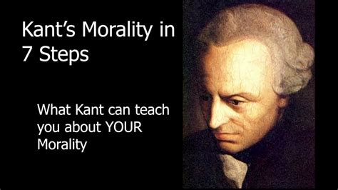 what did kant say about morality