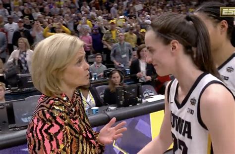 what did kim mulkey say to caitlin clark