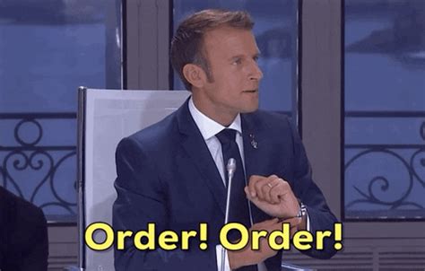 what did macron say today