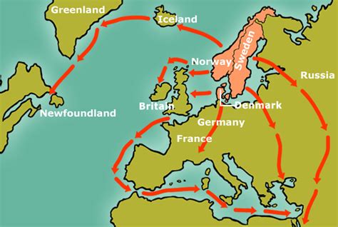 what did vikings trade with other places