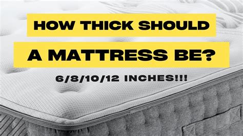What Difference Does Mattress Thickness Make