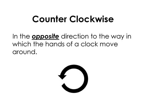 What Direction Does The Clock Move