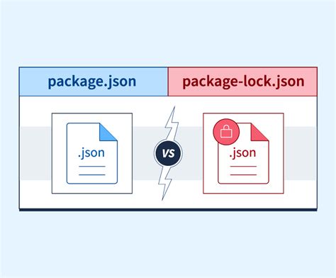 what distinguishes package json from package lock json in node js projects