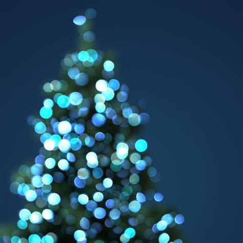 what do blue christmas lights represent