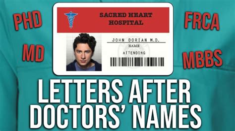 What Do Doctors Initials Stand For